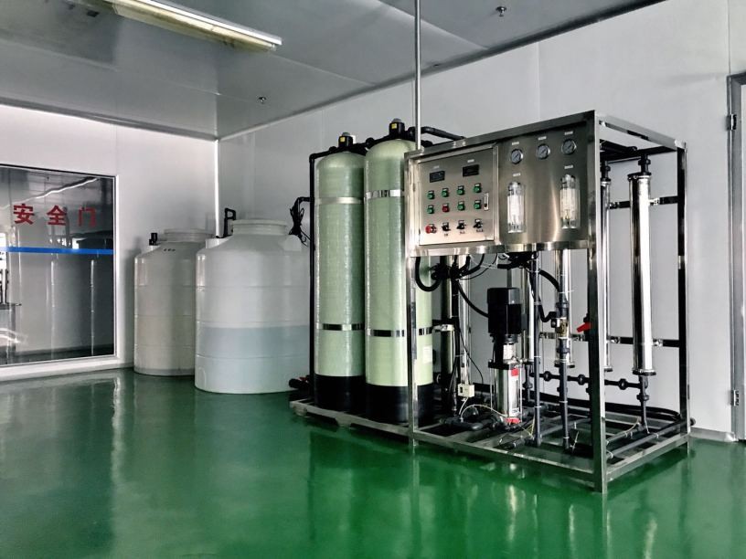 Laboratory and water workshop